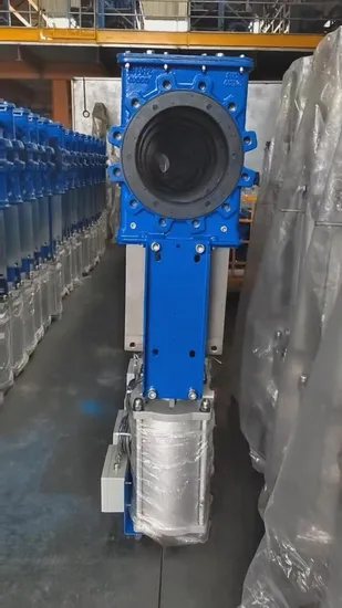 Stainless Steel 304 316 Electric and Pneumatic Pipe Industrial Slurry Knife Gate Valve